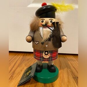Erzgebirgische Richard Glasser Scottish Bagpipe Nutcracker